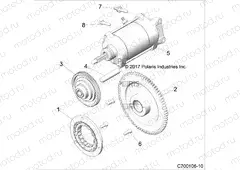 ENGINE | ENGINE, STARTER - Z20S1E99NG (C700106-10)