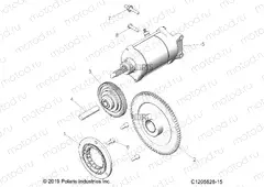 ENGINE | ENGINE, STARTER - Z21R4F92AH/BH (C1205828-15)
