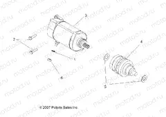 ENGINE | ENGINE, STARTING MOTOR - A09CL76AA (49ATVSTARTER08SP800EFI)