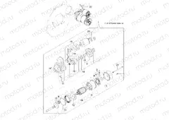 ENGINE | ENGINE, STARTING MOTOR - D131D9JDJ/1L9JDJ/2M9JDJ (49RGRSTARTINGMTR11DCREW)