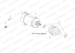ENGINE | ENGINE, STARTING MOTOR - R11VH76/VY76 ALL OPTIONS (49RGRSTARTINGMTR11800)