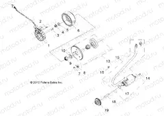 ENGINE | ENGINE, STARTING MOTOR - R15YAV17AA/AF/BA/BF (49RGRSTARTINGMTR11RZR170)