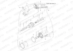 ENGINE | ENGINE, STARTING SYSTEM - A09ZN55FX (49ATVSTARTER09SPXP550)