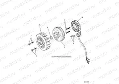 ENGINE | ENGINE, STATOR and FLYWHEEL - A23HZB15A1/A4/B1/B4 (101157)