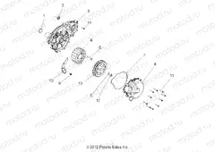 ENGINE | ENGINE, STATOR and FLYWHEEL - R13VH76AC/AD/AN/AS/EAI (49RGRMAGNETOCVR013RZR)
