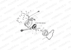 ENGINE | ENGINE, STATOR AND FLYWHEEL - Z15VDE99FV (49RGRSTATOR14RZR1000)