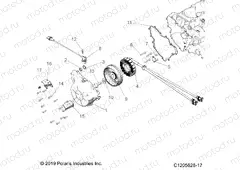 ENGINE | ENGINE, STATOR AND FLYWHEEL - Z20R4B92AC/BC/AR/BR/D92AC/BC/AR/BR (C1205828-17)