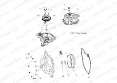 ENGINE | ENGINE, STATOR COVER and FLYWHEEL - A15DAA57EJ/EH/EEK (49RGRFLYWHEELCVR12RZR570)