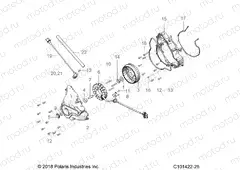 ENGINE | ENGINE, STATOR COVER and FLYWHEEL - A19SDS57C5 (C101422-11)