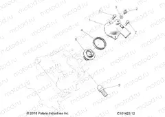 ENGINE | ENGINE, THERMOSTAT and COVER - A20SEG50A1/A5/CA1/CA5 (C101422-12)