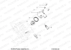 ENGINE | ENGINE, THERMOSTAT and COVER - A23SDE57P4 (C101422-22)