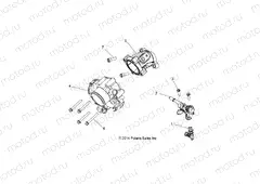 ENGINE | ENGINE, THROTTLE BODY and FUEL RAIL - A15SWE57FA (49ATVTHROTTLEBODY15570MD)