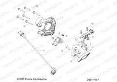 ENGINE | ENGINE, THROTTLE BODY and FUEL RAIL - A20SUE57D5 (C0211113-1)