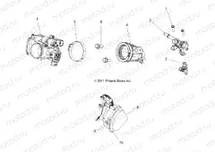 ENGINE | ENGINE, THROTTLE BODY and FUEL RAIL - Z15VHA57AJ/E57AS/AK (49RGRTHROTTLEBODY12RZR570)