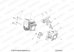 ENGINE | ENGINE, THROTTLE BODY AND FUEL RAIL - Z20CHA57A2/E57AM (C701045-5)