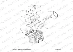 ENGINE | ENGINE, THROTTLE BODY AND VALVE COVER - ENGINE, THROTTLE PEDAL - R23TAE99A1/A9/B1/B9 (C730183)