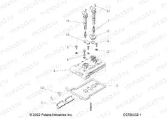 ENGINE | ENGINE, THROTTLE BODY AND VALVE COVER - Z21R4C92BF (C0705332-1)