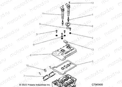 ENGINE | ENGINE, THROTTLE BODY AND VALVE COVER - Z23G4D92AL/BL/AE/BE (C7045499)