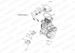 ENGINE | ENGINE, THROTTLE BODY MOUNTING - A07MH76FA (4999200299920029D09)