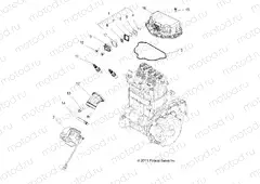 ENGINE | ENGINE, THROTTLE BODY MOUNTING - A15S6A76FA (49ATVTHROTTLEBODY12SP800)