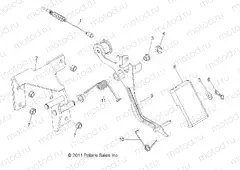 ENGINE | ENGINE, THROTTLE PEDAL - R13TH90DG (49RGRTHROTTLEPEDAL12900D)