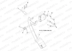 ENGINE | ENGINE, THROTTLE PEDAL - R13WH50AG/AH/AR/AX (49RGRTHROTTLE13500CREW)