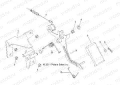 ENGINE | ENGINE, THROTTLE PEDAL - R13WH90DG (49RGRTHROTTLEPEDAL12DCREW)