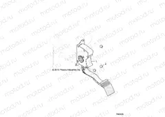 ENGINE | ENGINE, THROTTLE PEDAL - R17RGE99A7/A9/AW/AM/KAK (700829)