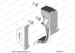 ENGINE | ENGINE, THROTTLE PEDAL - Z20NAE92KL (C701004-1)