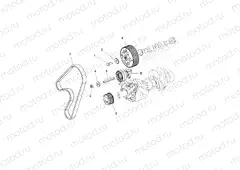 ENGINE | ENGINE, TIMING PULLEY, TIMING BELT, JOCKEY PULLEY - R16RVAD1A1 (49RGRTIMING15DSL)