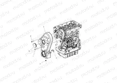 ENGINE | ENGINE, TIMING SYSTEM GUARD - R16RVAD1A1 (49RGRTIMINGGUARD15DSL)