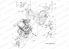 ENGINE | ENGINE, TRANSMISSION MOUNTING - R13VE76AD/AI/AW/7EAS/EAT (49RGRENGINEMTG09RZR)