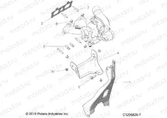 ENGINE | ENGINE, TURBO CHARGER MOUNTING - Z21R4F92AH/BH (C1205828-7)