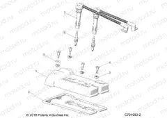 ENGINE | ENGINE, VALVE COVER, SPARKPLUGS and WIRES - Z20A5K87BG (C701083-2)