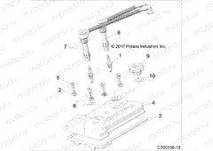 ENGINE | ENGINE, VALVE COVER - Z20A5A87B2/E87BP/BK/BX (C700106-13)