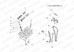 ENGINE | ENGINE, VALVES and CAMSHAFTS - R12JT9EFX (49RGRVALVECAM11RZR875)