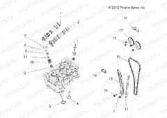 ENGINE | ENGINE, VALVES and CAMSHAFTS - R13XT9EFX (49RGRVALVECAM13RZRXP4)