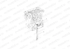 ENGINE | ENGINE, WATER BLOW BY HOSE - R16B1PD1AA/2P (49BRUTUSBLOWBYHOSE15DSL)