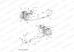 ENGINE | ENGINE, WATER COOLING SYSTEM - R16RVAD1A1 (49RGRWATERPUMP151KDSL)