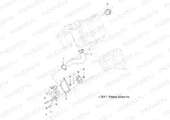 ENGINE | ENGINE, WATER PUMP - A13MH46AF/AX/MS46AX (49ATVWATERPUMP12400)