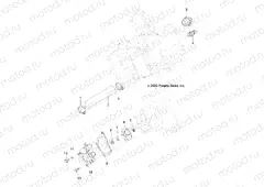 ENGINE | ENGINE, WATER PUMP - R13RH50AG/AH/AM/AR (49RGRWATERPUMP105004X4)