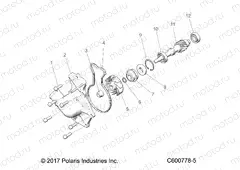 ENGINE | ENGINE, WATER PUMP - S20EFS8RS/8RE ALL OPTIONS (600778-5)