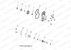 ENGINE | ENGINE, WATER PUMP - S20MDX6JSA/6JEA (49SNOWWATEROILPUMP08600IQ)