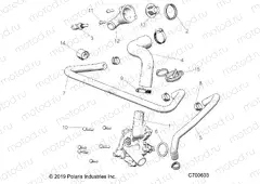 ENGINE | ENGINE, WATERPUMP AND BYPASS - D20BBP99A4/B4/FP99A4 (C700603)