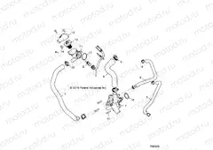 ENGINE | ENGINE, WATERPUMP AND BYPASS - R17RHE99AU (700830)