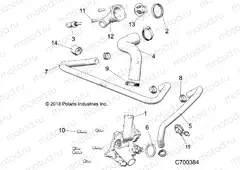 ENGINE | ENGINE, WATERPUMP AND BYPASS - R20RRM99AL (C700384)