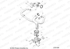 ENGINE | ENGINE, WATERPUMP AND BYPASS - R23RSY99A9/AJ/AK/AX/B9/BJ/BK/BX (C701259)