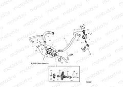 ENGINE | ENGINE, WATERPUMP AND BYPASS - Z18VBE99BW (700829)