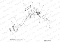 ENGINE | ENGINE, WATERPUMP AND RELATED - Z22RME2KAG/BG/K2KAN/BN (C701137-12)