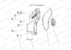 ENGINE | ENGINE, WATERPUMP IMPELLER and COVER - R15RUA57AA/E57AC (49RGRWATERPUMP12RZR570)